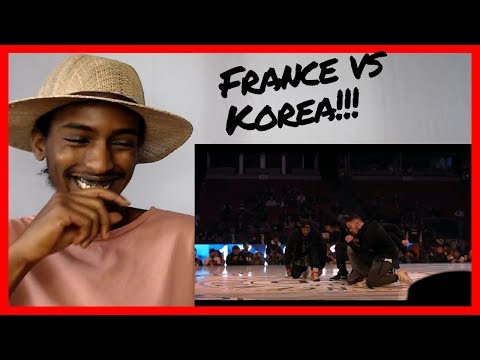 K.O.D World Cup 2016 Final Hip Hop KOREA/FRANCE - Les Twins, Waydi, Boubou - Criminalz Crew Reaction