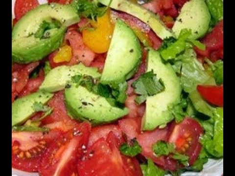 Салат из овощей,секрет в заправке