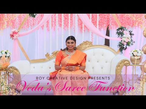 Veda Saree Function | San Diego, CA | 2023 | Roy Creative Design