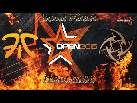 NiP vs Fnatic [Dust2] - Map 1 - DreamHack Open Summer 2015 - CSGO