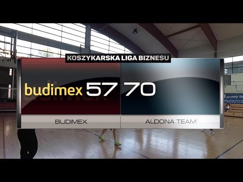 Budimex vs Aldona Team - IX kolejka - III Liga Warszawa - Koszykarska Liga Biznesu