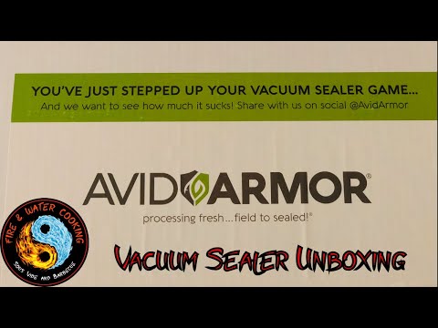Avid Armor A100 Commercial Vacuum Sealer Unboxing