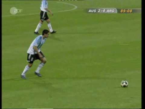 Australia 2-4 Argentina. Figueroa scored 3 goal.avi