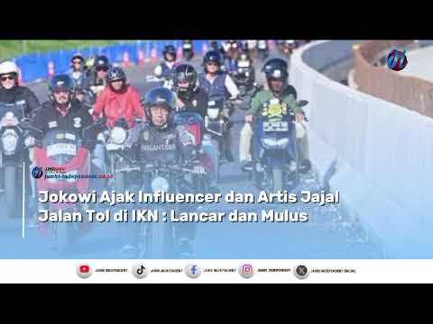 Jokowi Ajak Artis Jajal Jalan Tol di IKN : Lancar dan Mulus