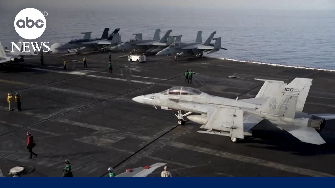Navy: U.S. fighter jet falls off aircraft carrier and into Red Sea