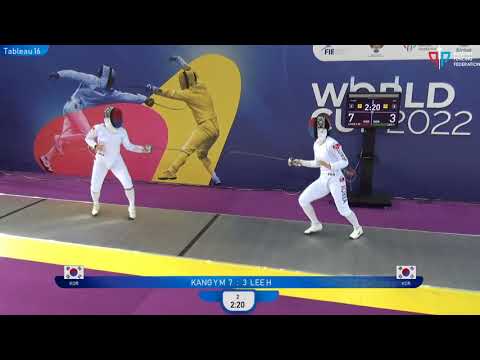 Sirius Epee 2022, WE Ind T16 Lee KOR - Kang KOR