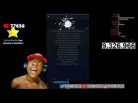 IShowSpeed raps Rap God by Eminem