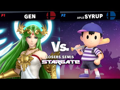 STARGATE #3 | Gen (Palutena) vs Syrup (Ness) Losers Semis