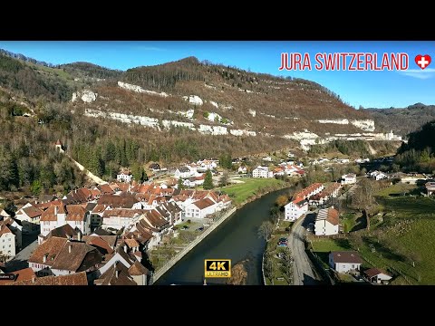 Places to visit in Switzerland - Saint-Ursanne & Gorge du Pichoux 4K