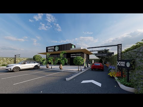 #01 | Bringing the Starbucks Drive-Thru Concept to Life with 3D Modeling