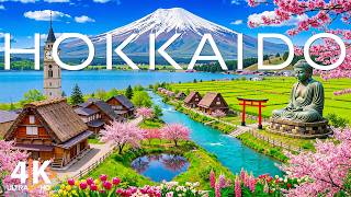 Spring Magic in Japan [ Hokkaido ] 4K 🌸 Furano Flower Fields, Daisetsuzan Peaks & Clear Northern