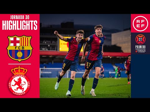 Resumen #PrimeraFederación | FC Barcelona Atlètic 2-0 CyD Leonesa | Jornada 30 | Temporada 2024/25
