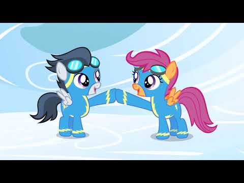 mlp  scootaloo X rumble   troublemaker