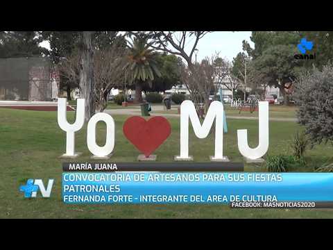 MAS Noticias | María Juana convoca a artesanos y emprendedores para sus Fiestas Patronales
