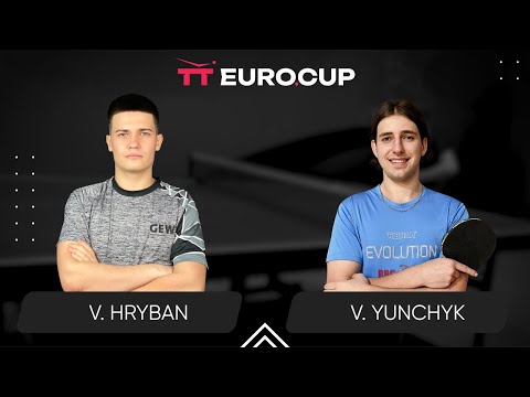 13:40 Vadym Hryban - Valentyn Yunchyk 27.06.2024 TT Euro.Cup Ukraine Elite. TABLE 3