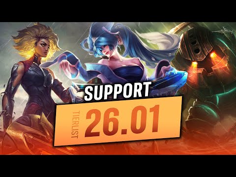 SEASON 16.01 SUPPORT SOLO QUEUE TIERLIST