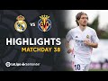 Highlights Real Madrid vs Villarreal CF (2-1)
