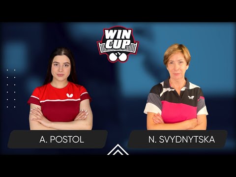 08:15 Anastasiia Postol - Nataliia Svydnytska 08.10.2025 WINCUP Women Master. TABLE 2