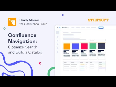 Confluence Navigation: Optimize Search and Build a Catalog