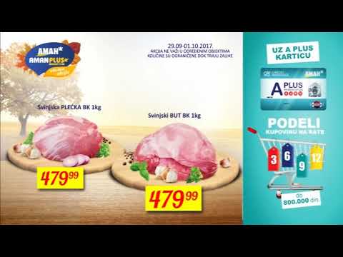 Aman i Aman Plus akcija 29.09.-01.10.2017.