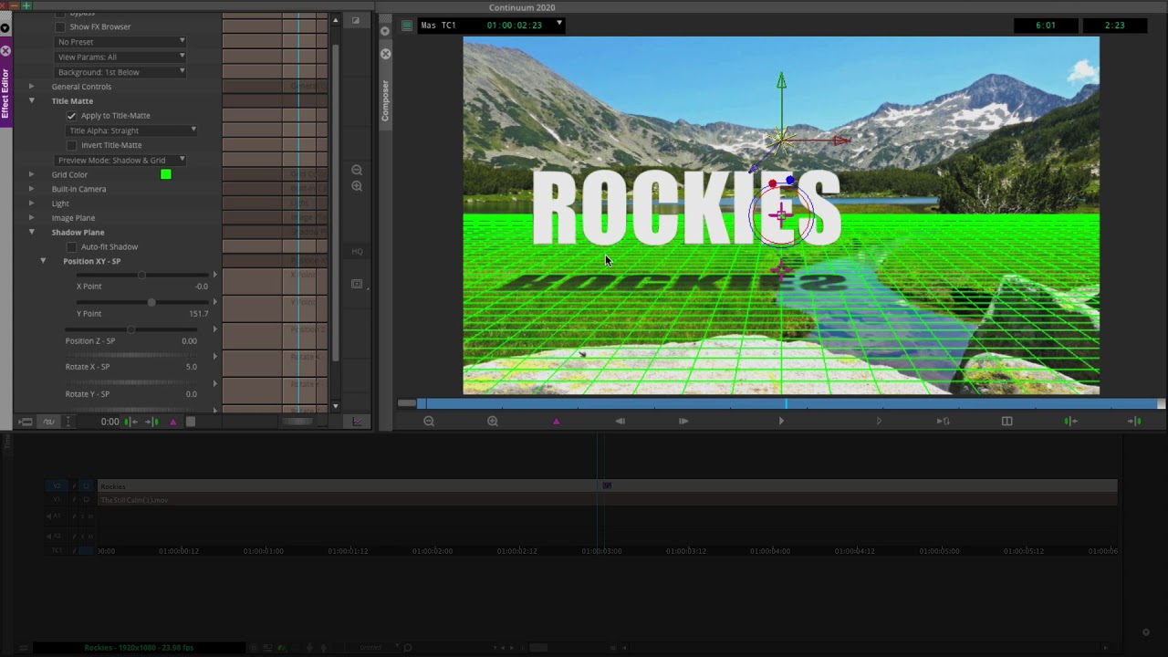 Continuum 2020: Cast Shadow & Reflection for Avid Editors