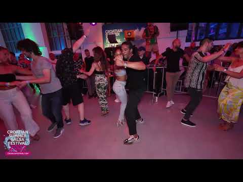 Maykel & Tania - salsa social dancing | Croatian Summer Salsa Festival 2022 (Rovinj)