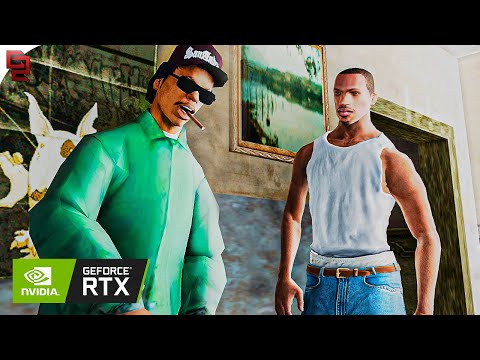 GTA SA: 'Ryder' Mission on RTX™ 3090 - [4k] Maximum Settings - Ray Tracing Graphics MOD