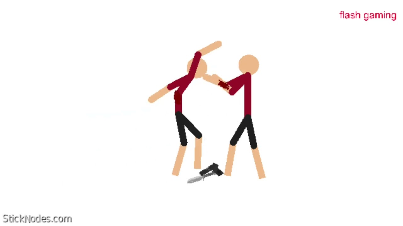 Sticks fighting with weapons (stick nodes) (knife not mine madness combat knife pack)