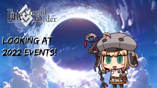 Taking a look at the upcoming 2022 events for FGO NA!