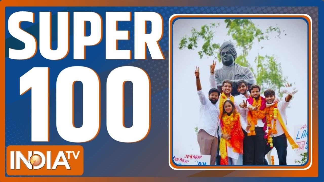 Super 100 News: DUSU Election Results | ABVP Vs NSUI | PM Modi | Top Hindi News | India TV