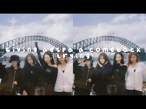 trying to give aespa a comeback