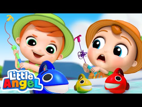 10 Little Fishies Song + More Kids Songs & Nursery Rhymes | Little Angel