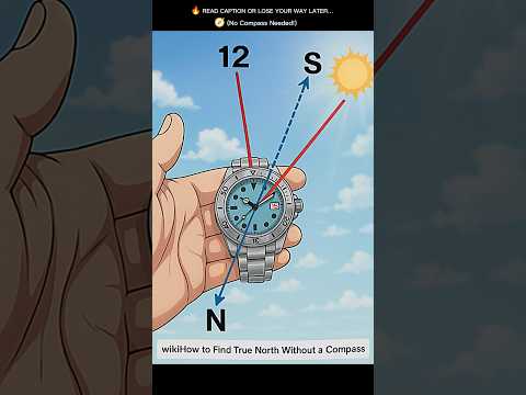 How to Find North Without a Compass | Watch & Sun Navigation Hack