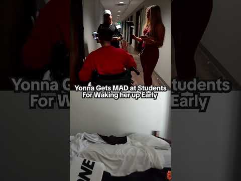 Yonna Gets MAD at Students For Waking Her up..