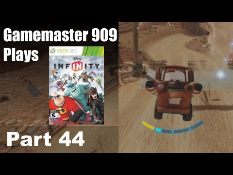 Gamemaster 909 Plays Disney Infinity: Part 44- Cars Play Set Challenges (4/5)
