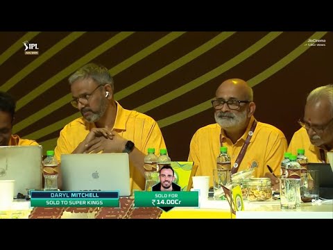 🔥IPL Auction LIVE Update : Daryl Mitchell sold to CSK video 🔥 | IPL 2024 auction live Tamil online