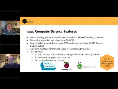 CAS Inspire  Using the Isaac platform to support GCSE Computer Science