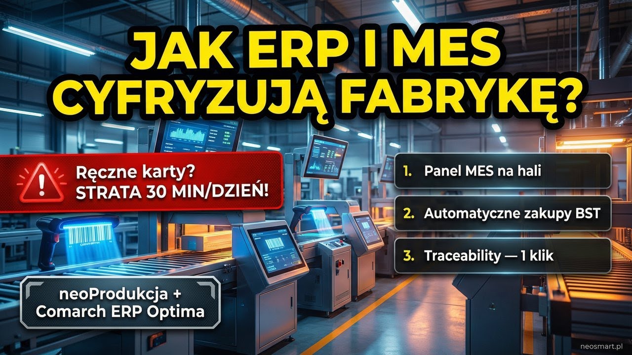 neoProdukcja – analiza przedwdrożeniowa dla firm produkcyjnych korzystających z Comarch ERP Optima