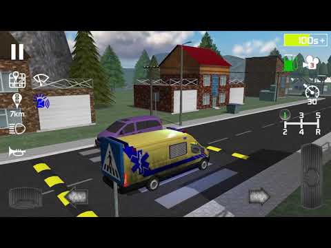 Emergency Ambulance Simulator V1.2 - Driving a Ford Transit 2020 (IOS Gameplay) #5