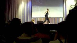 Tino Coury performs &quot;Up Against the Wall&quot; at Oak Hills High School