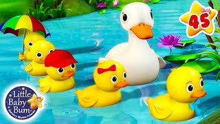 Five Little Ducks | + More Nursery Rhymes & Kids Songs | Songs for Children | Little Baby Bum