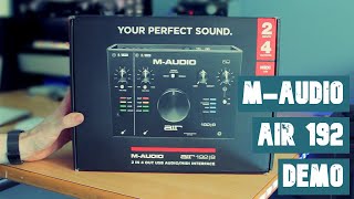 Video thumbnail for M-Audio Air 192|8 - New Recording Interface! Overview & Set up by Rob Galley