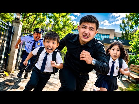 😨 АЛИКОШ МЕКТЕПТЕН ҚАШТЫ! АЛЫП ҚАШЫП КЕТТІМ… ҰСТАЛЫП ҚАЛДЫҚ ПА!? 🤣