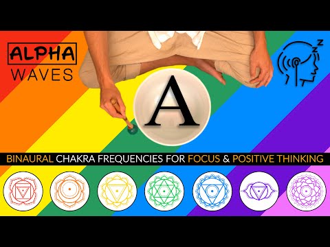 3HR ALPHA Binaural Beats Singing Bowl Chakra Frequencies Compilation | For Focus & Positive Thinking