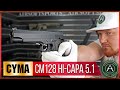 Страйкбольный пистолет (Cyma) CM128 Hi-Capa 5.1 AEP