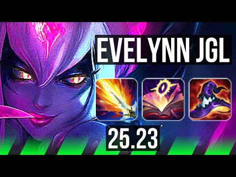 EVELYNN vs RENGAR (JGL) | 24/1/7 | EUW Master | 25.23