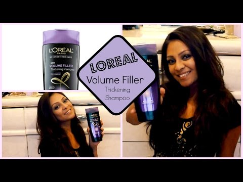 L'Oreal Volume Filler Thickening Shampoo Review Video