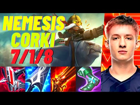 NEMESIS PLAYS CORKI VS VIEGO MID |EUW CHALLENGER PATCH 11.5| [League of Legends] Full Gameplay