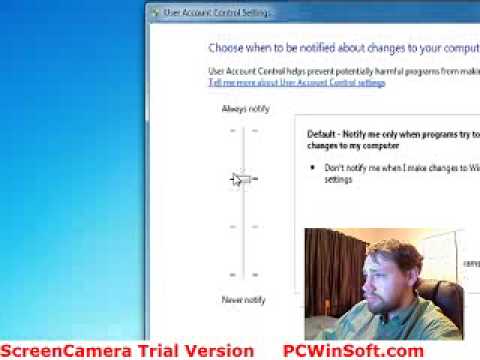 Windows 7 UAC Control Changes and overview