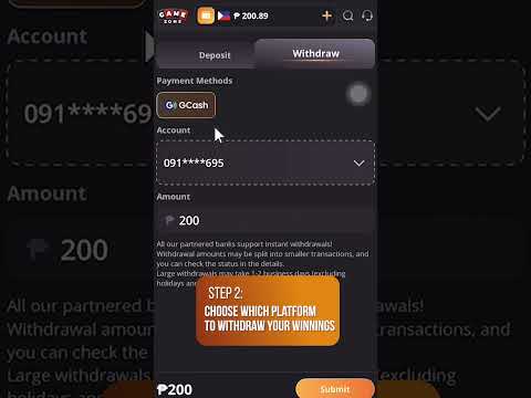 How to Withdraw on GameZone #GameZone #TaraGameZone #GameZonePH
